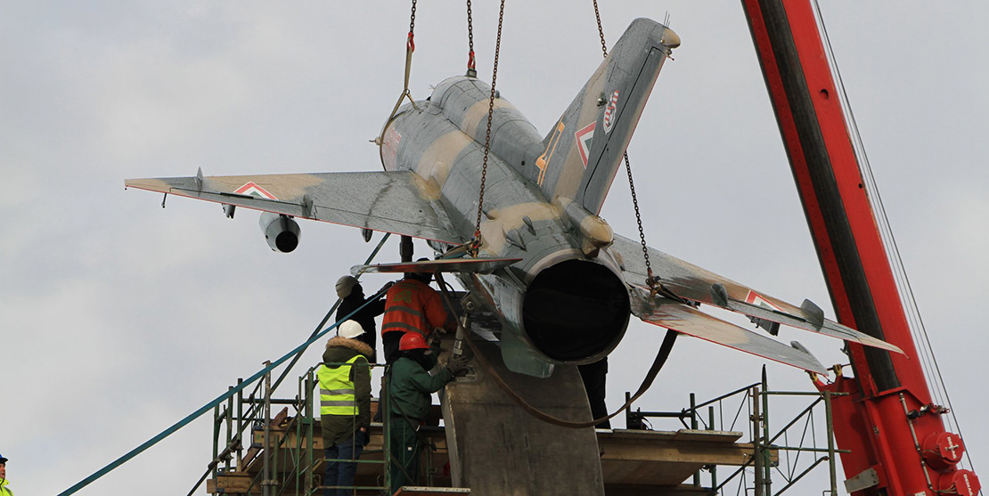 MIG-21 emlékmű