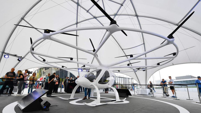 volocopter utasok nélkül