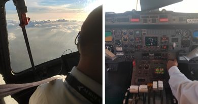 Pilótafülkéből videóztam a repülést