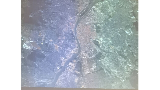 Budapest űrképe közelebbről Budapest űrképe közelebbről