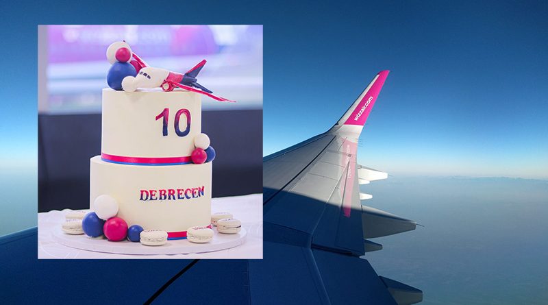 Wizz Air 10 éve repül Debrecenből