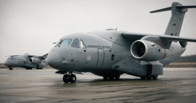 Második magyar Embraer KC-390 Millennium szállítógép megérkezett Kecskemétre